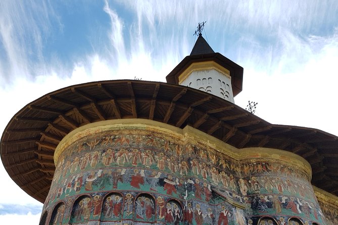 11-Day Romania Tour from Bucharest with Transylvania & Bucovina - Sinaia and Brasov bring the Carpathians into view