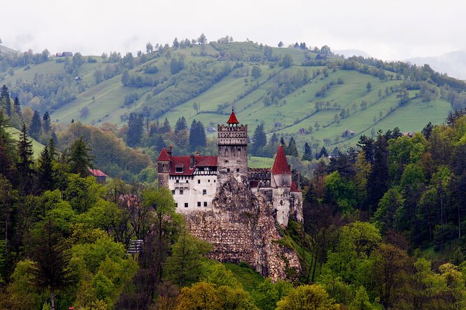 Bran Castle Entry Tickets - Bran Castle from the first gate to the top terrace