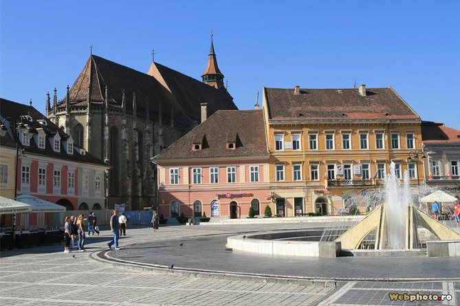 Bran Castle, Peles Castle and Brasov City - Private Tour from Bucharest - Brasov’s historic center in a two-hour window