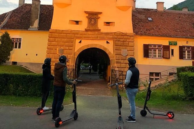 Brasov Old Town Guided Tour With Electric Scooters - Starting at 4 p.m. near the old center