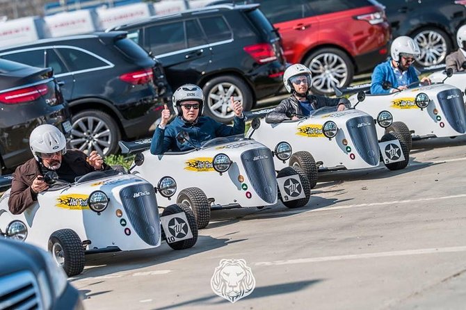 Bucharest: CityTour in one of a kind mini hot rod - One hour behind the wheel
