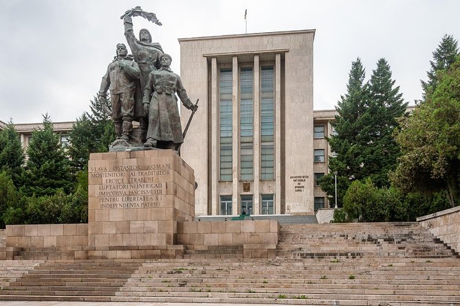 Bucharest Communist Bike Tour - Patriarchal Cathedral connects religion, parliament, and power