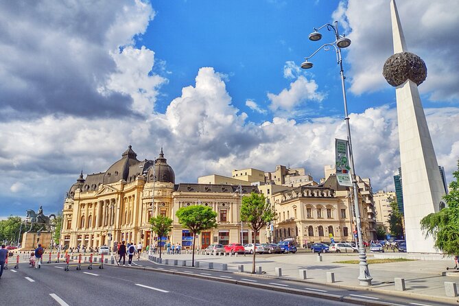 Bucharest Panoramic Sightseeing - Private City Tour - Old Town: cafes, passages, and nineteenth-century facades