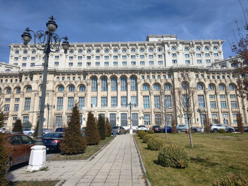 Bucharest: Parliament Senate Entry Tickets and Guided Tour - Grand staircases and oversized corridors