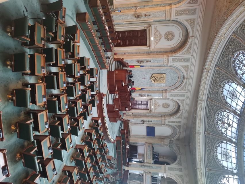 Bucharest: Parliament Senate Entry Tickets and Guided Tour - Conference rooms and the building’s interior style