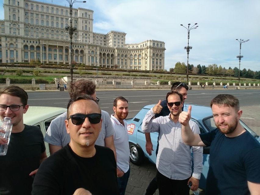 Bucharest: Private Communist Tour in a Romanian Vintage Car - Fântână and Academia Română