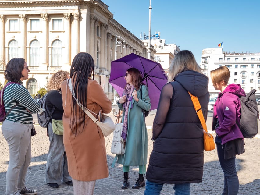 Bucharest: Small Group History, Art & Secrets Tour - Passages, umbrellas, theatres, and grand civic buildings