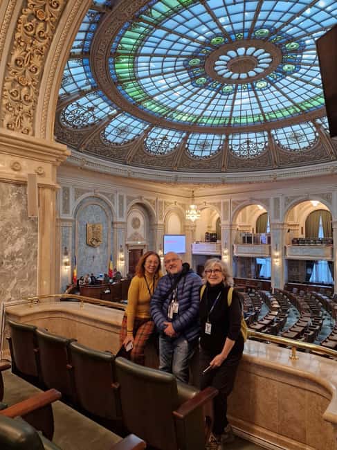 Bucharest: tour in the Parliament in Italian+exterior visit with guide - Stavropoleos Monastery and Bucharest’s old center