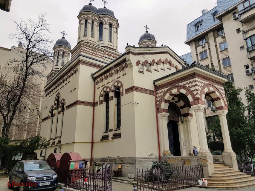 Eastern Orthodox Church Art in Bucharest - Saint George and the fresco at Bucharest’s Kilometer Zero