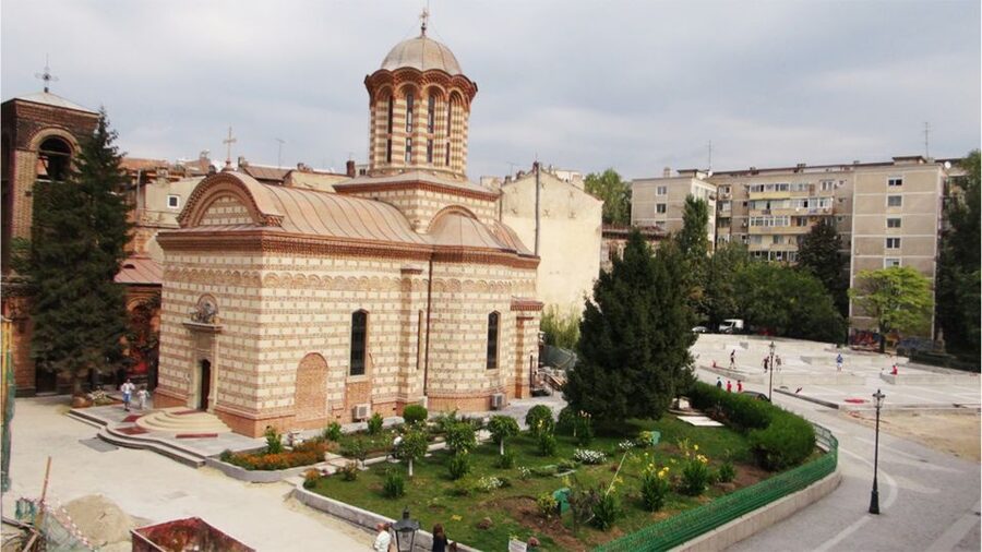 Eastern Orthodox Church Art in Bucharest - Starting beside the Old Princely Court at Saint Anton