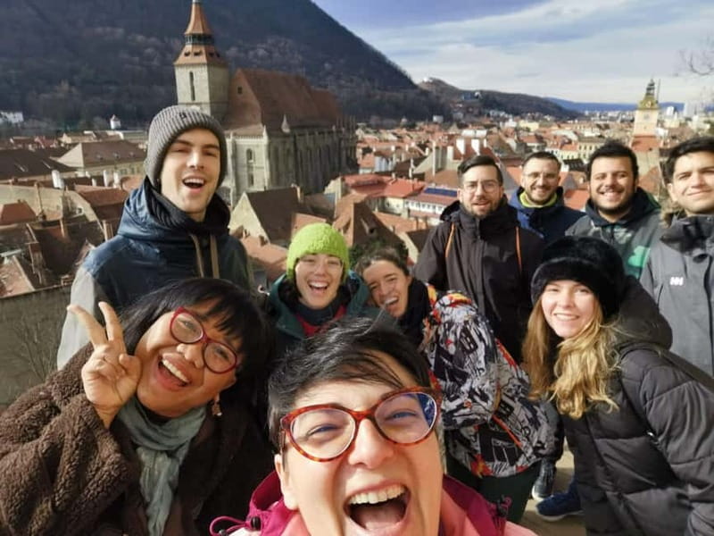 Free walking tour of Brasov in English - Finding the orange umbrella in Council Square
