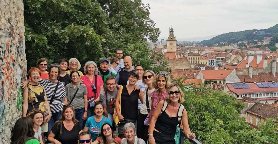 Free walking tour of Brasov in English - Dracula, legends, and the Brașov Hollywood sign