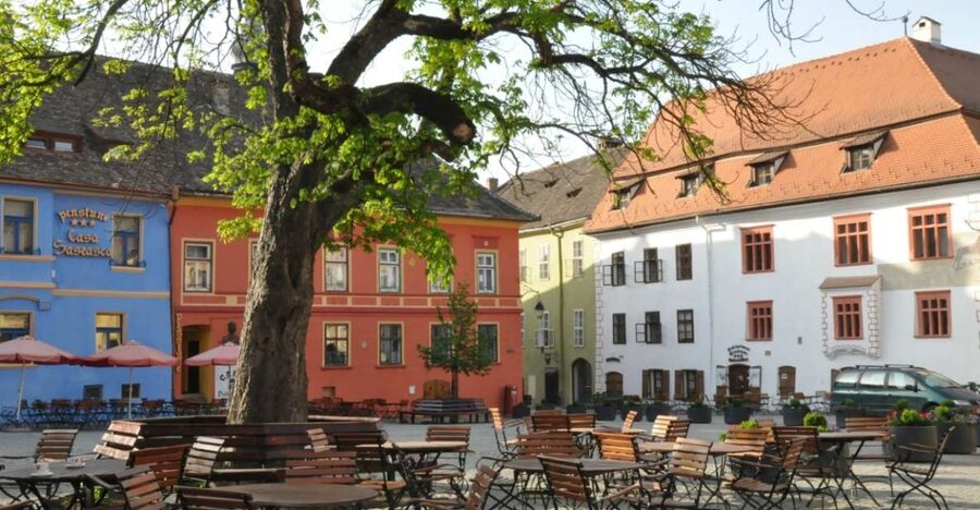 From Brasov – Red Line & City Tour Sighisoara UNESCO - Entering the citadel at 11:00 AM
