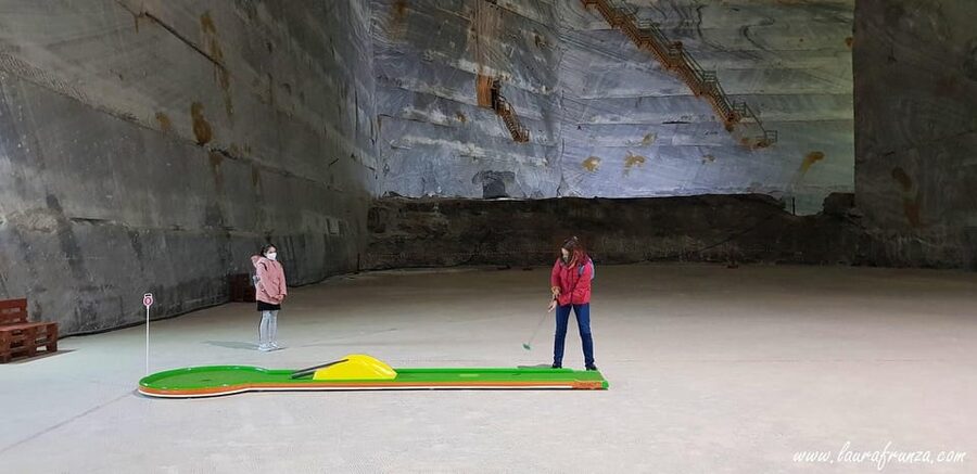 From Bucharest: Private Tour Salina Slanic: Salt Palace - Entering the underground salt palace