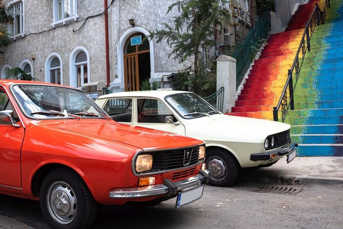 Private: RedPatrol Bucharest Contrasts Tour in a Vintage Car - From Uranus demolition to Academia Română