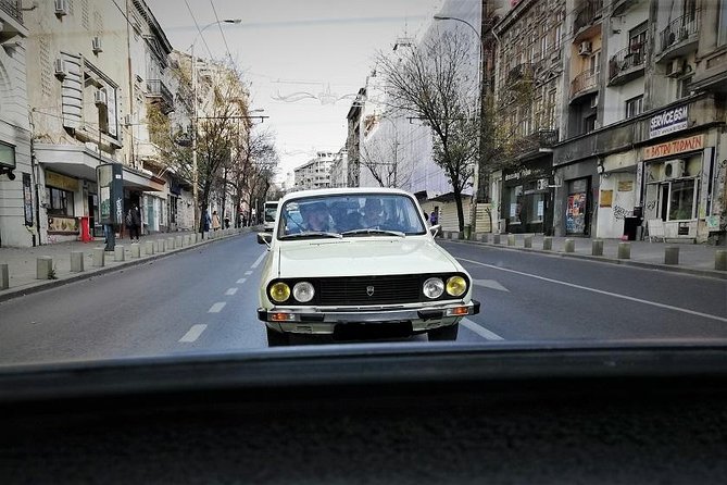 Private: RedPatrol Bucharest Contrasts Tour in a Vintage Car - Drumul Taberei, working-class life, and the mall on a former canteen