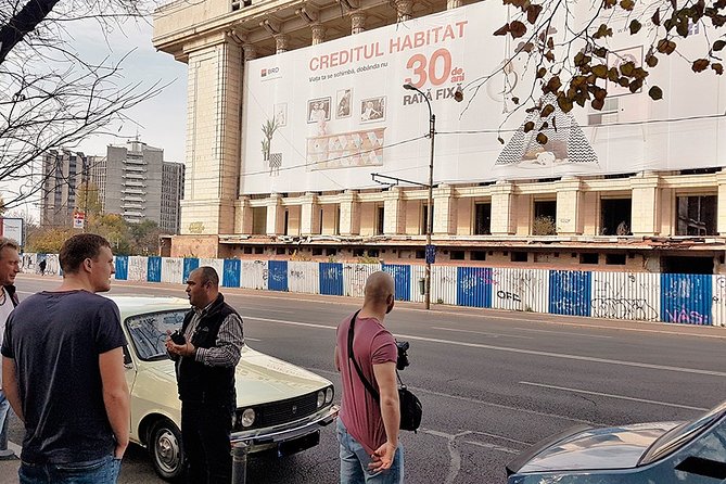 Private -RedPatrol Tour of Bucharest with a Romanian Vintage Car - The Socialist Academy and Bucharest’s official face