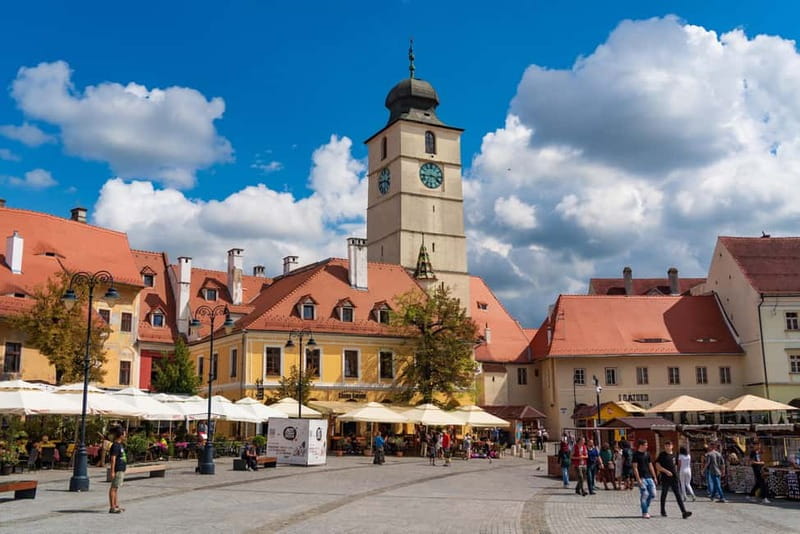 Tour of Sibiu - Church in Cristian - Village of Sibiel - The long road from the Cluj area to Sibiu